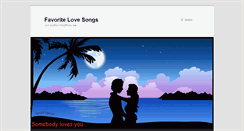 Desktop Screenshot of favorite-love-songs.com