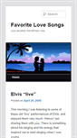 Mobile Screenshot of favorite-love-songs.com